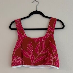 Naia Top in Garden 'Awapuhi (Sienna)